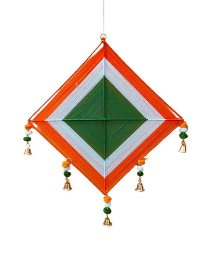 Handmade Tri-Color Wall Hanging Kite - The Party Store