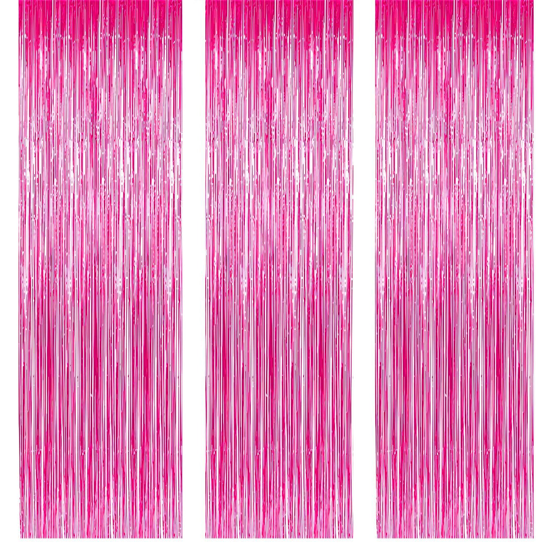 Foil Curtain for Decoration, Backdrop for Decoration, Party Curtains for Decoration, Fancy Curtains for Decoration - Set of 2Pcs - The Party Store