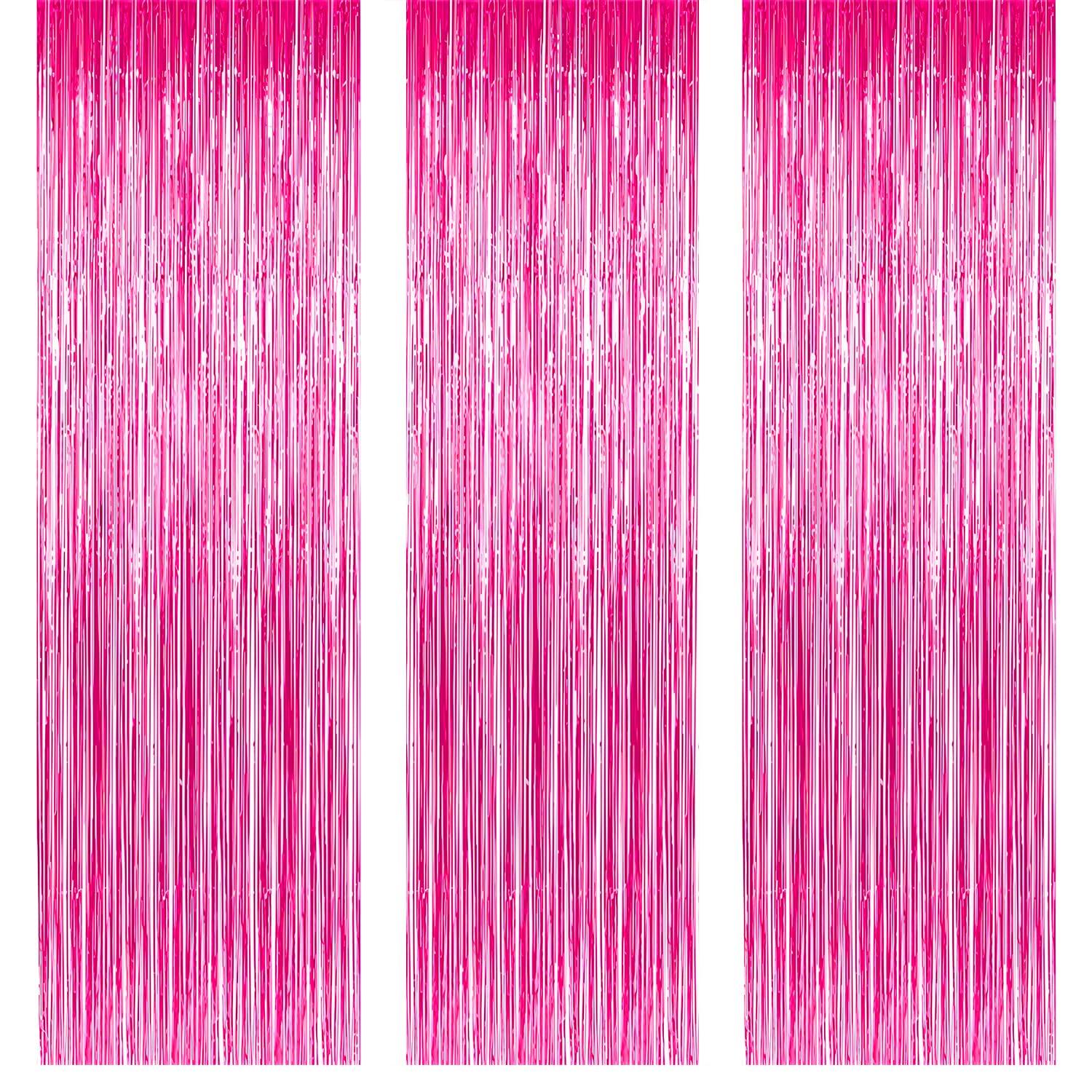 Foil Curtain for Decoration, Backdrop for Decoration, Party Curtains for Decoration, Fancy Curtains for Decoration - Set of 2Pcs - The Party Store