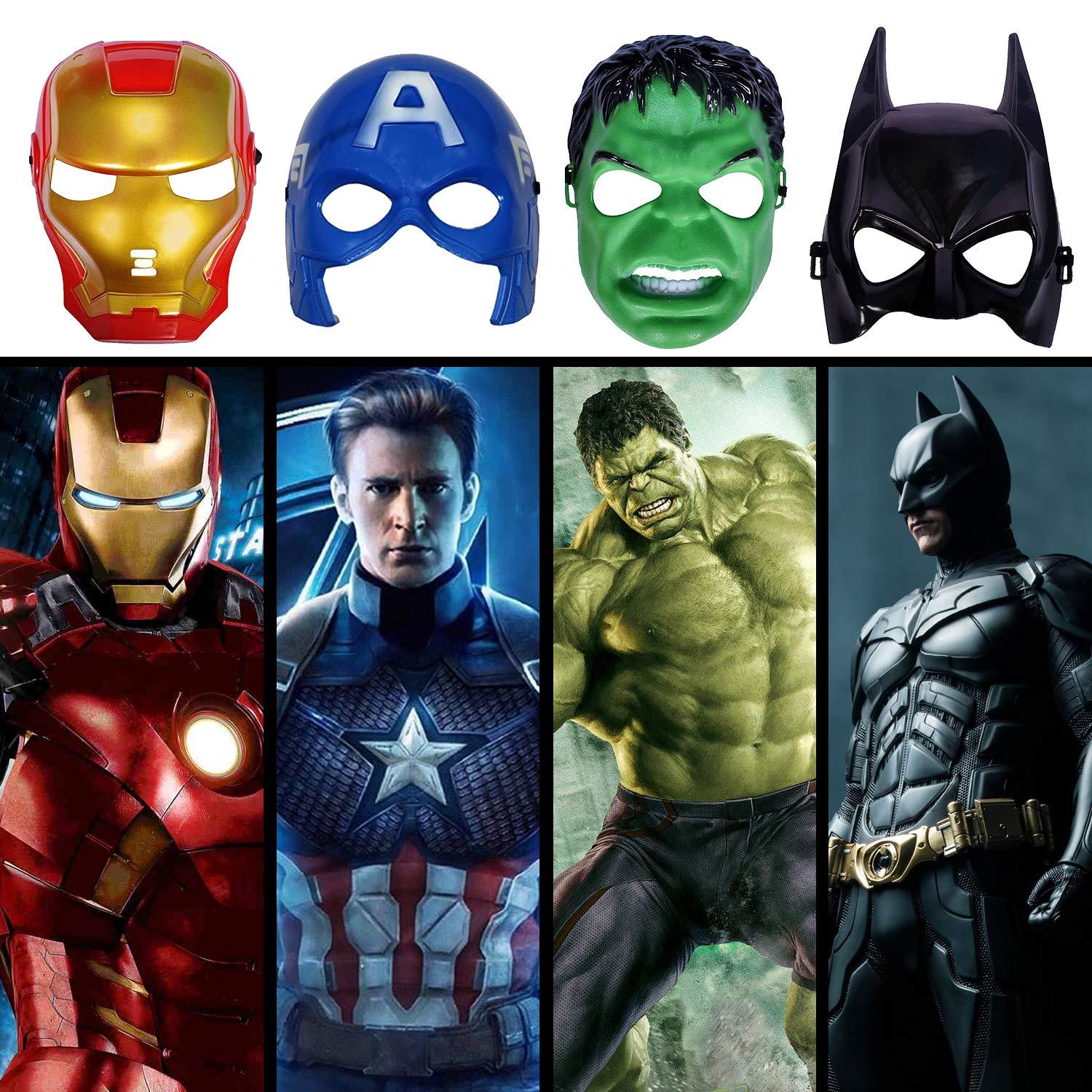 Super Hero Mask - Super Hero Birthday Party Mask For Kids - The Party Store