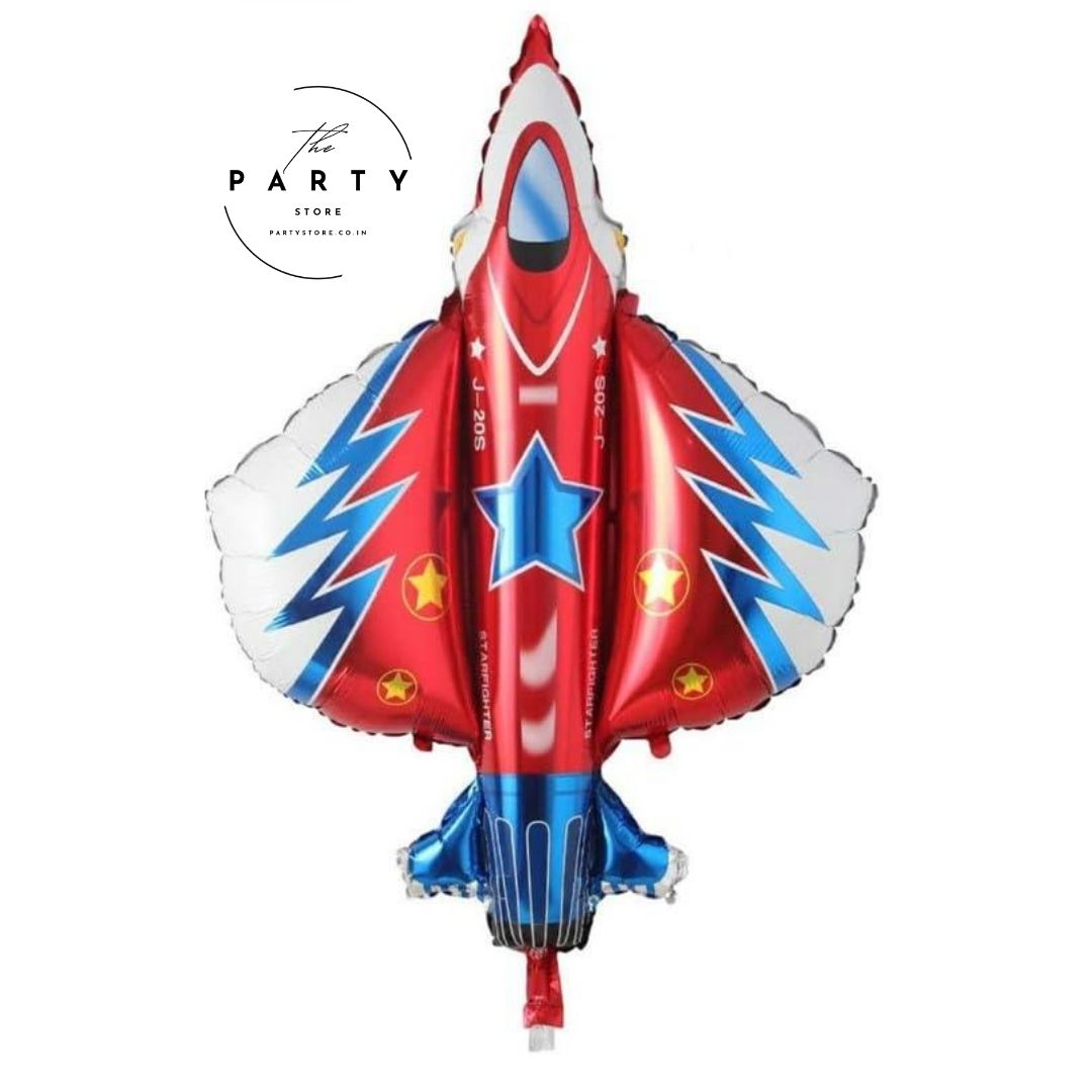 A-35 Fighter Jet Theme Foil Balloon for Party Decoration (Pack of 1)