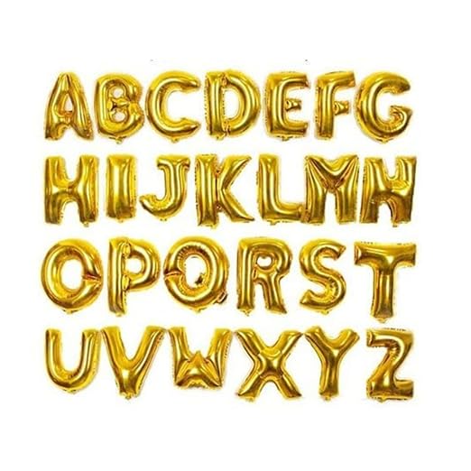 Alphabet Foil Balloon, Letters A-Z