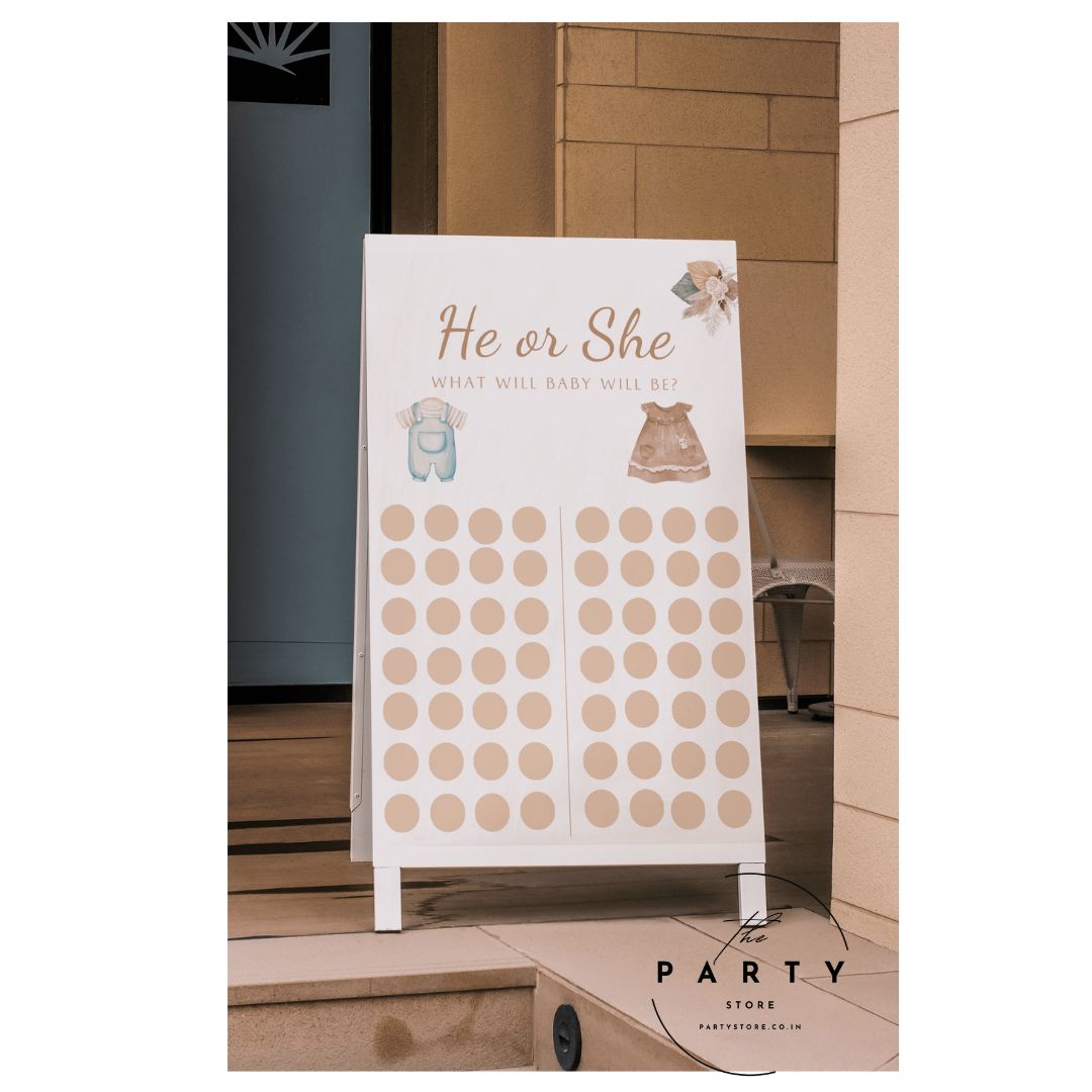 He or She Baby Shower Game | Baby Party Guessing Game | The Party Store