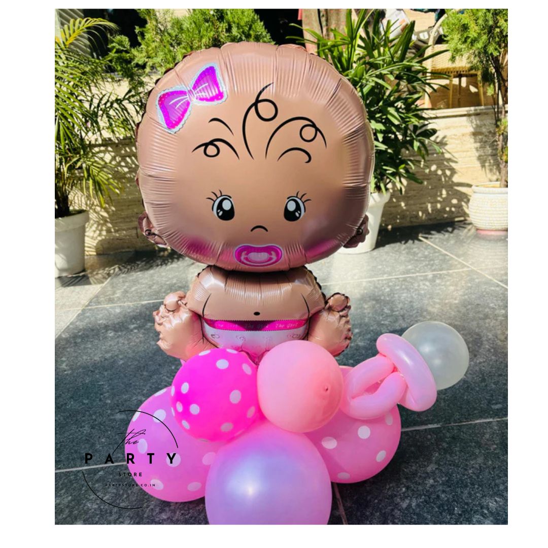 Baby Welcome Balloon Bouquet Pink