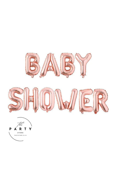 Baby Shower Foil Balloon Pack of 10 Letters