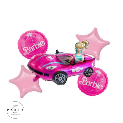 Barbie Theme Foil Balloons for Party Decor (Pack of 5)