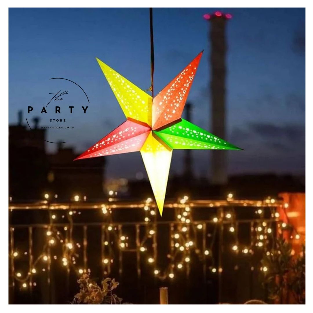 Beautiful Hanging Star | Decorative Star Multicolor for Home &amp; Office Décor