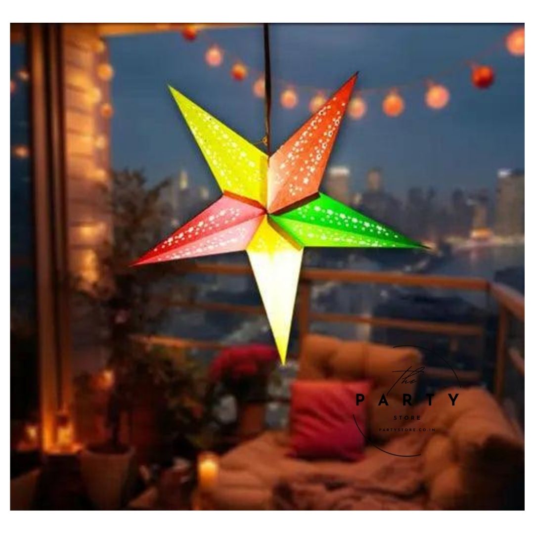 Beautiful Hanging Star | Decorative Star Multicolor for Home &amp; Office Décor