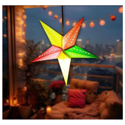 Beautiful Hanging Star | Decorative Star Multicolor for Home & Office Décor