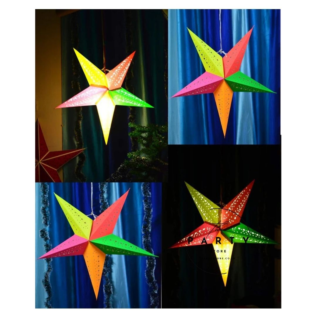 Beautiful Hanging Star | Decorative Star Multicolor for Home &amp; Office Décor