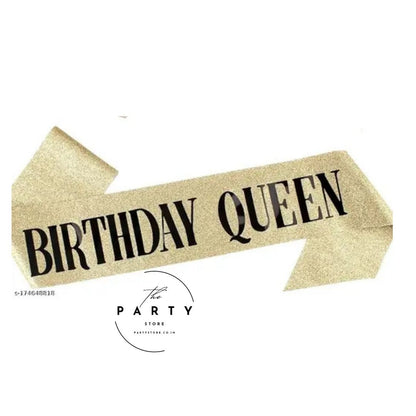 Birthday Queen Sash for Birthday Celebration