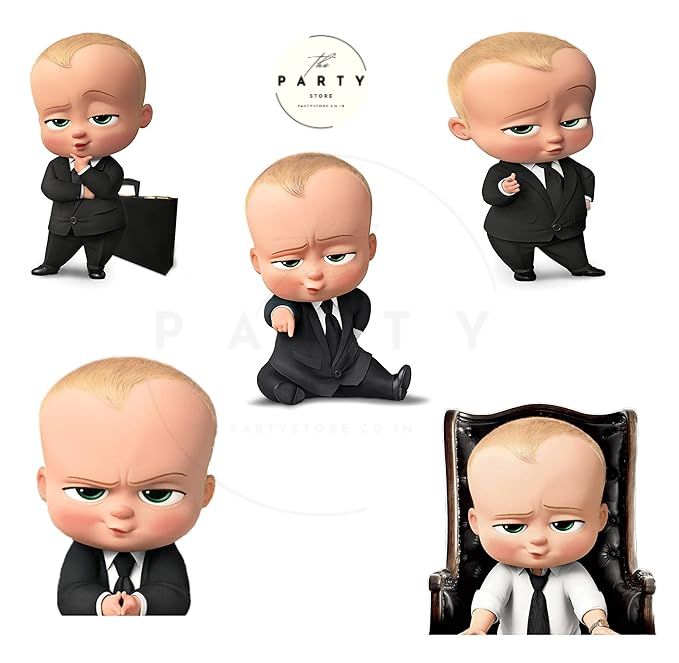 Boss baby theme kids party Cutouts