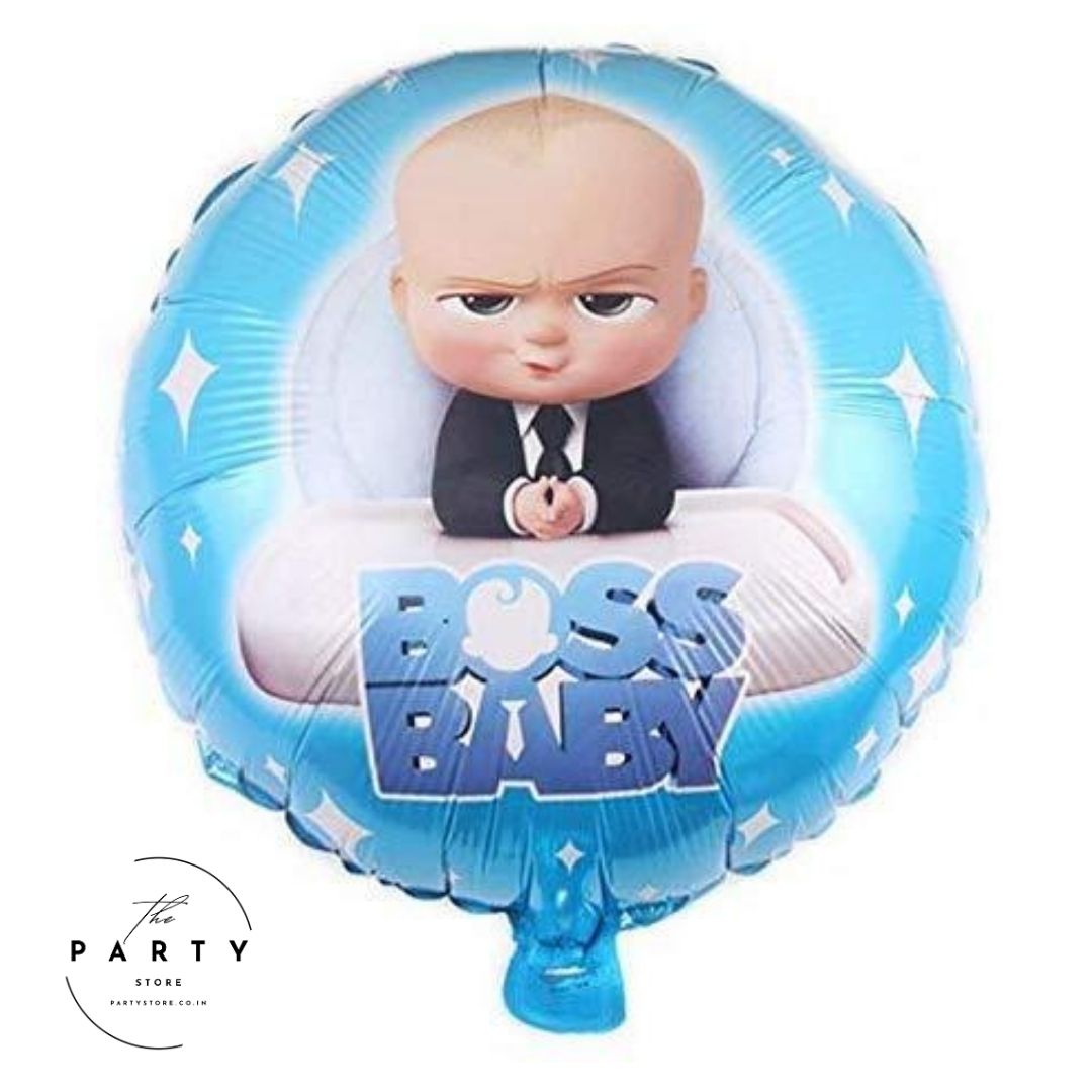 Boss Baby Theme Kids Party Foil Balloon (Pack of 5Pcs)