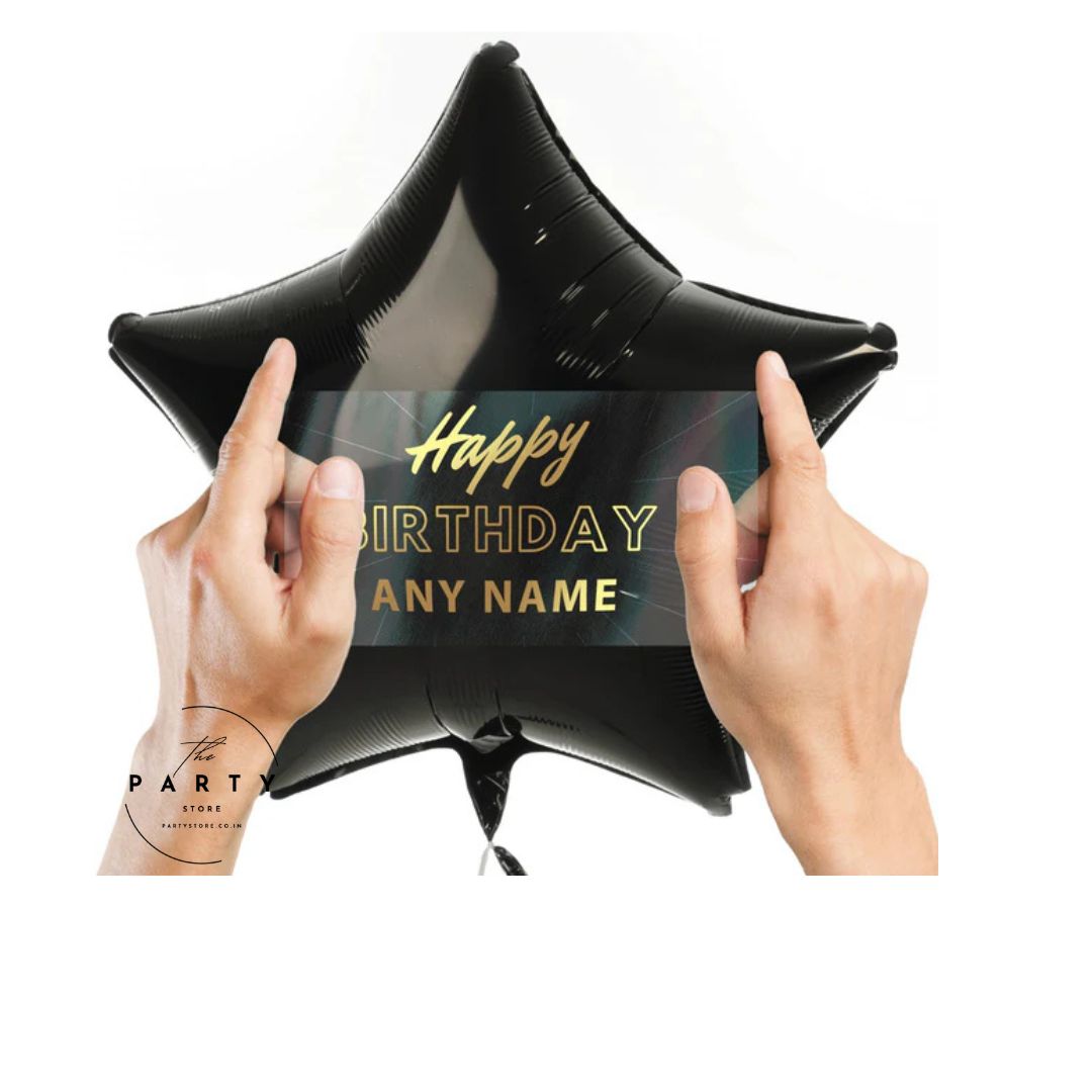 Personalised Balloon Custom Vinyl Sticker