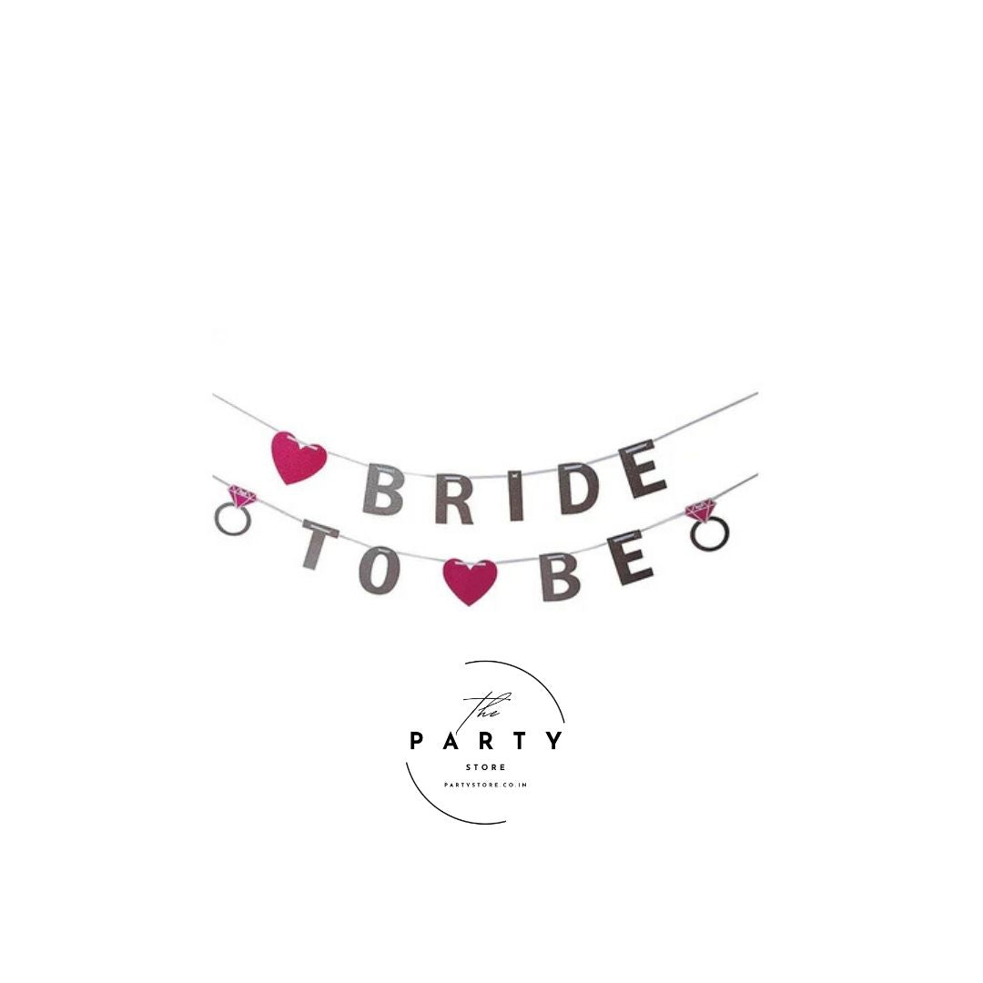 Bride to Be Glitter Shade Banner for Bachelorette Party, Bridal Shower Wedding &amp; Engagement Decor