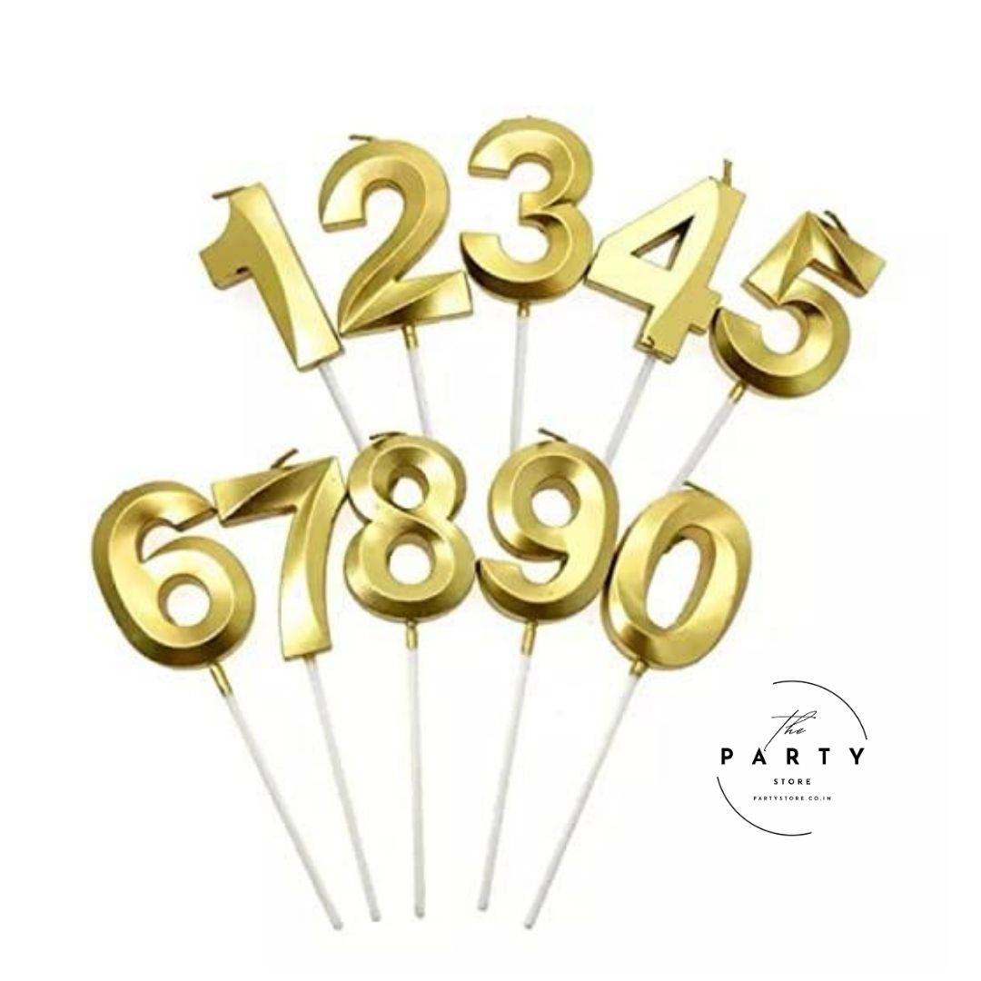 Decorative Number candle for Birthday Cake