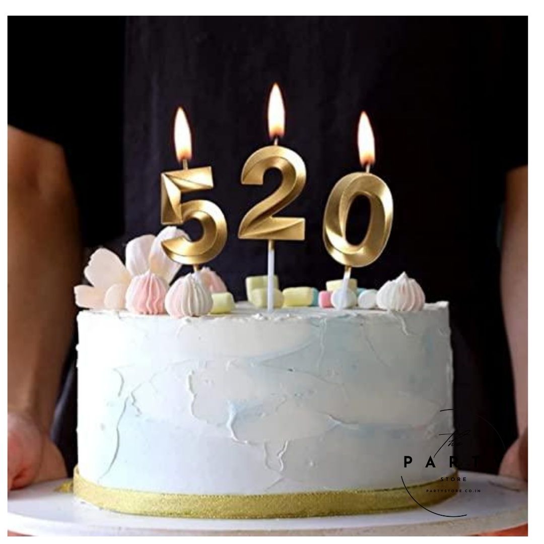 Decorative Number candle for Birthday Cake