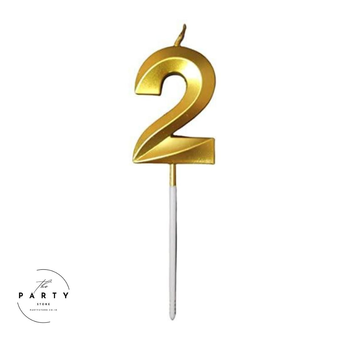 Decorative Number candle for Birthday Cake