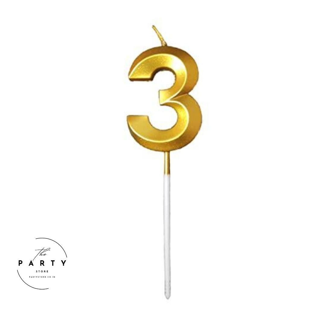 Decorative Number candle for Birthday Cake