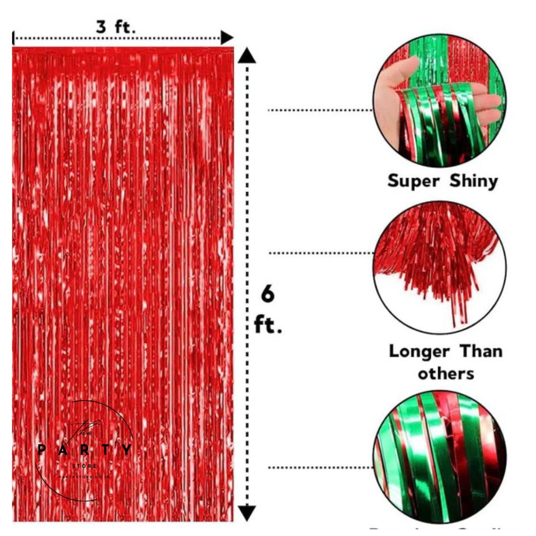 Foil Curtain for Birthday, Anniversary, Marriage and Bachelorette Decoration