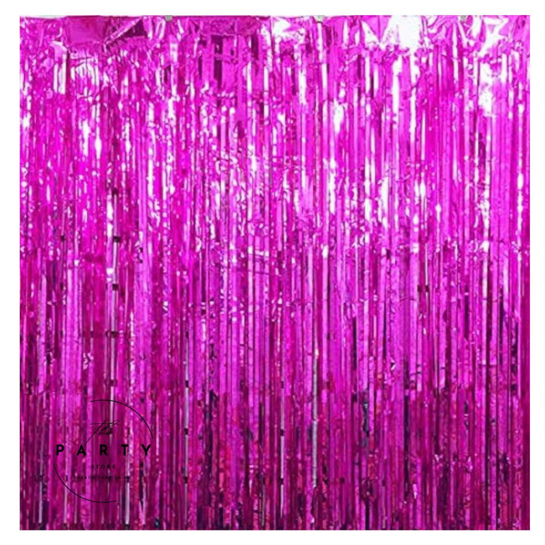 Foil Curtain for Birthday, Anniversary, Marriage and Bachelorette Decoration