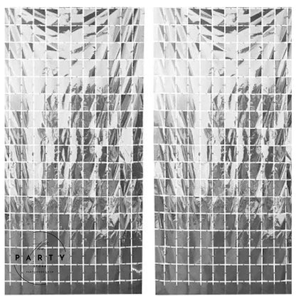 Fringe Square Curtains Happy Birthday Party, Anniversary, Bachelorette, Baby Shower, Bridal Shower Decoration Item