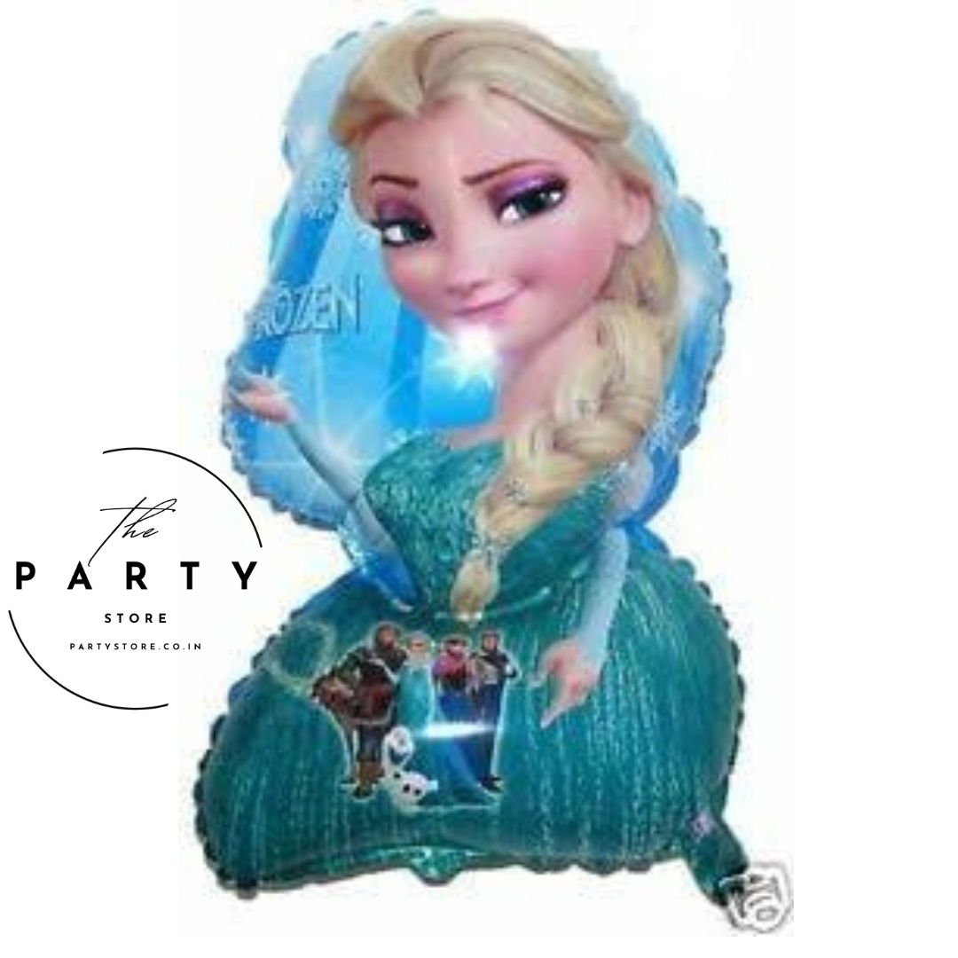Frozen Princess Elsa and Anna Theme Foil Balloons - Set Of 5Pcs
