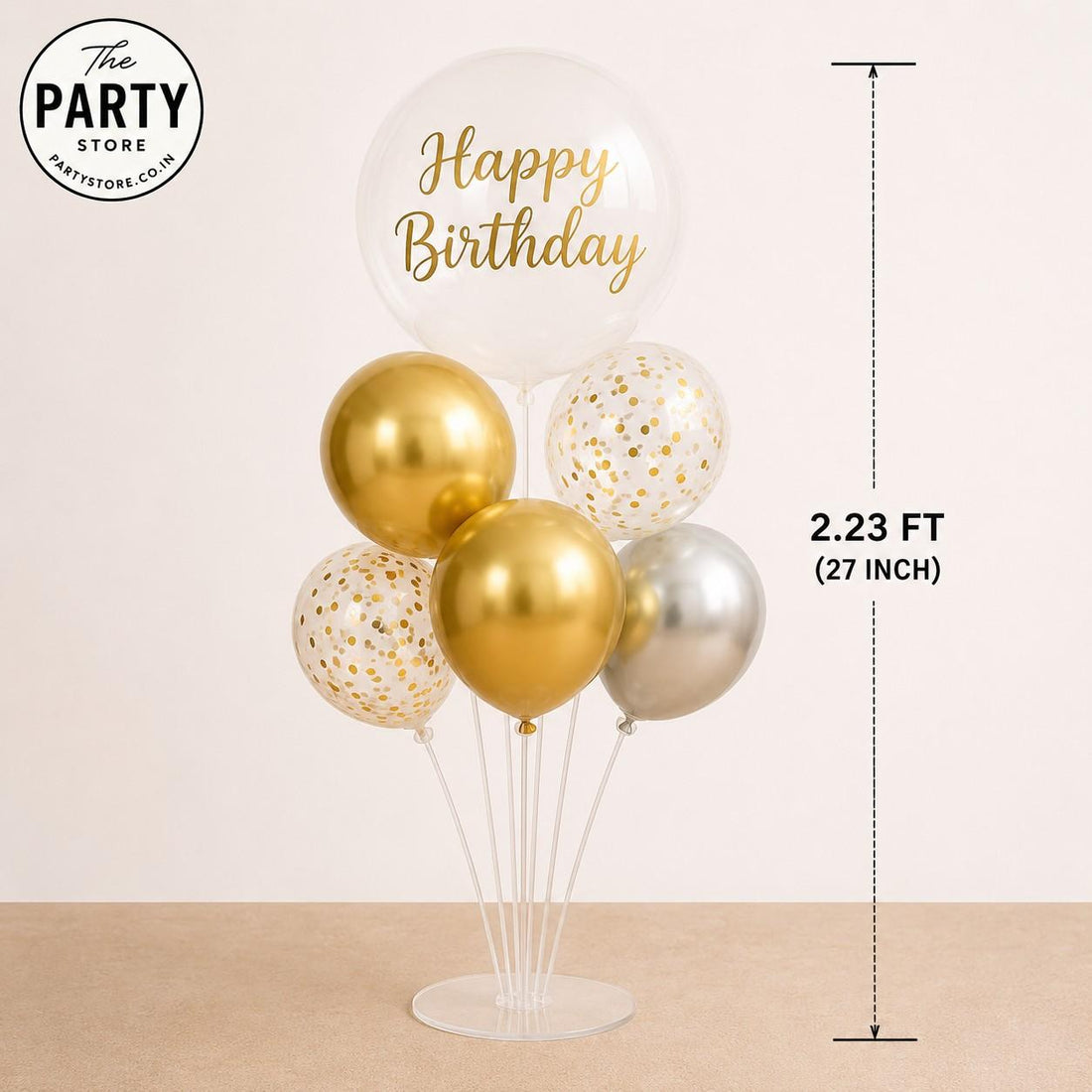 Happy Birthday Balloon Bouquet Stand | The Party Store