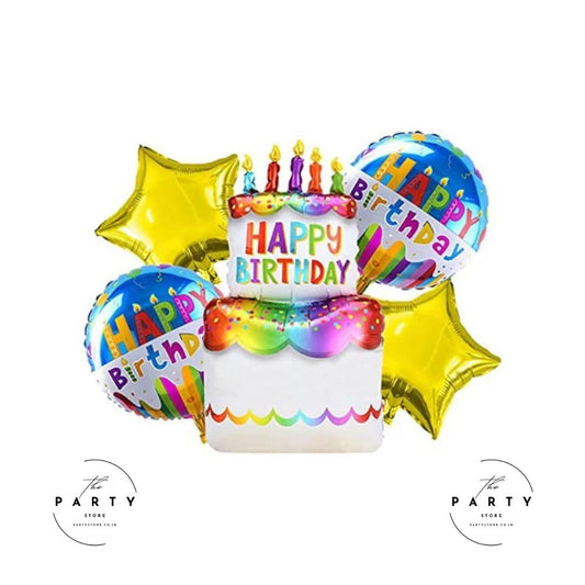 Happy Birthday Decoration Combo/Happy Birthday Theme Party (Multicolor)