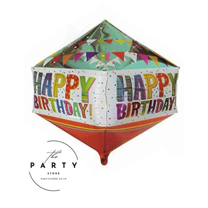 Happy Birthday Theme Foil Balloon for Birthday Decorations (Pack of 1Pcs)