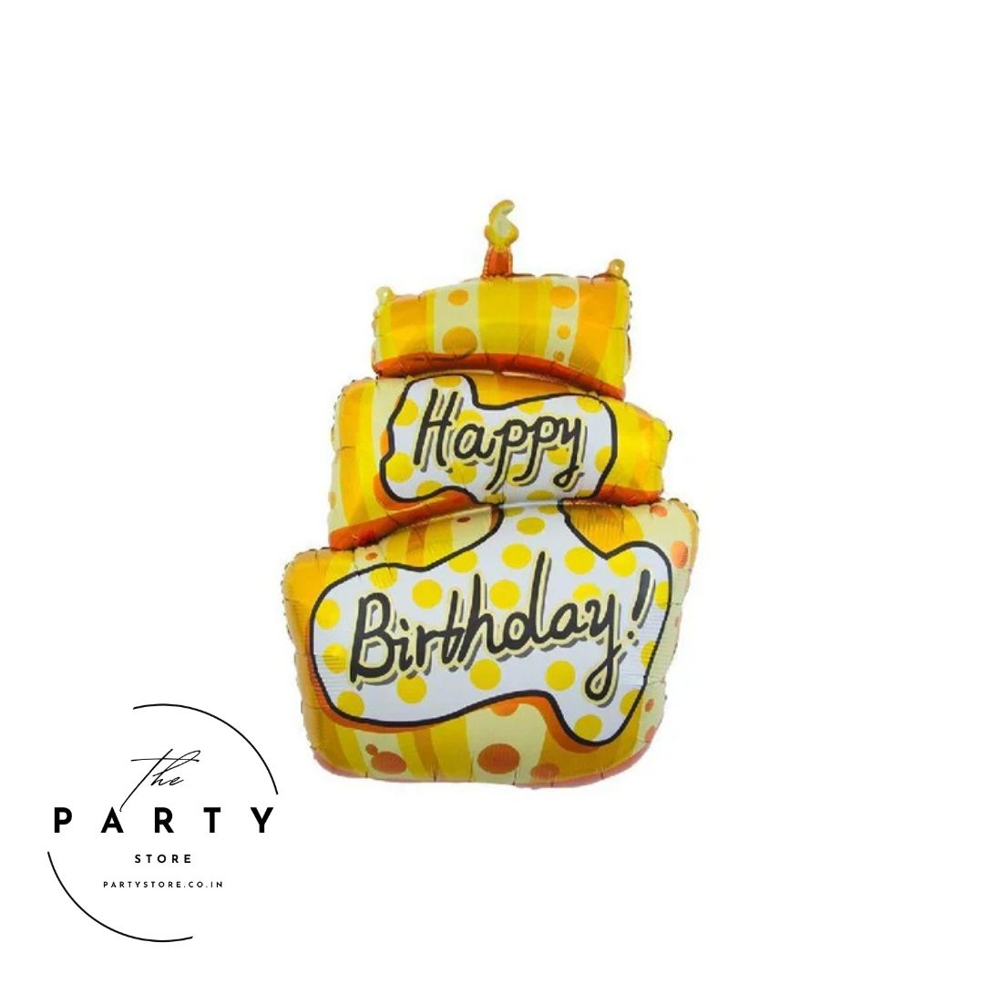 Happy Birthday Theme Foil Balloon for Birthday Decorations (Pack of 1Pcs)