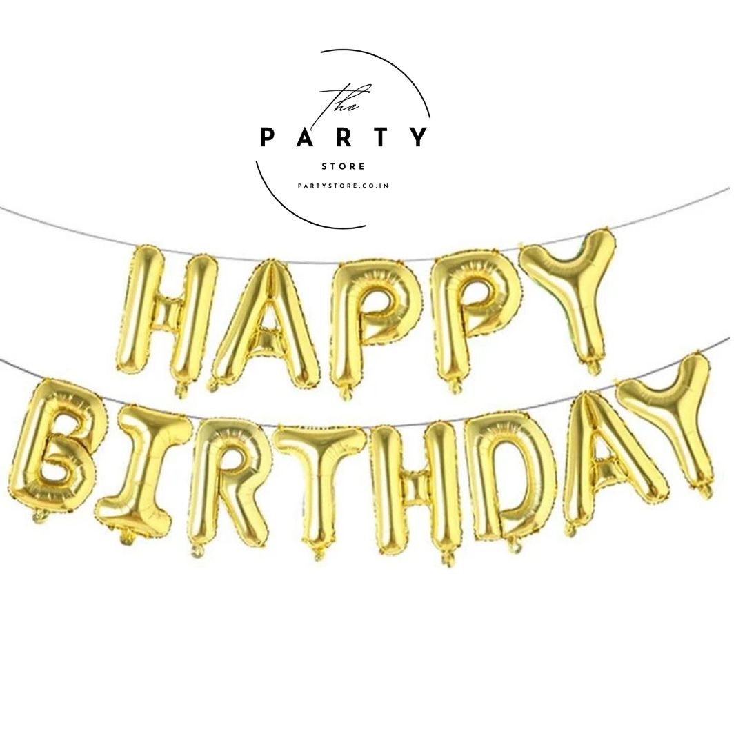 Happy Birthday Foil Balloon 3D Letters Inflatable Party Decor
