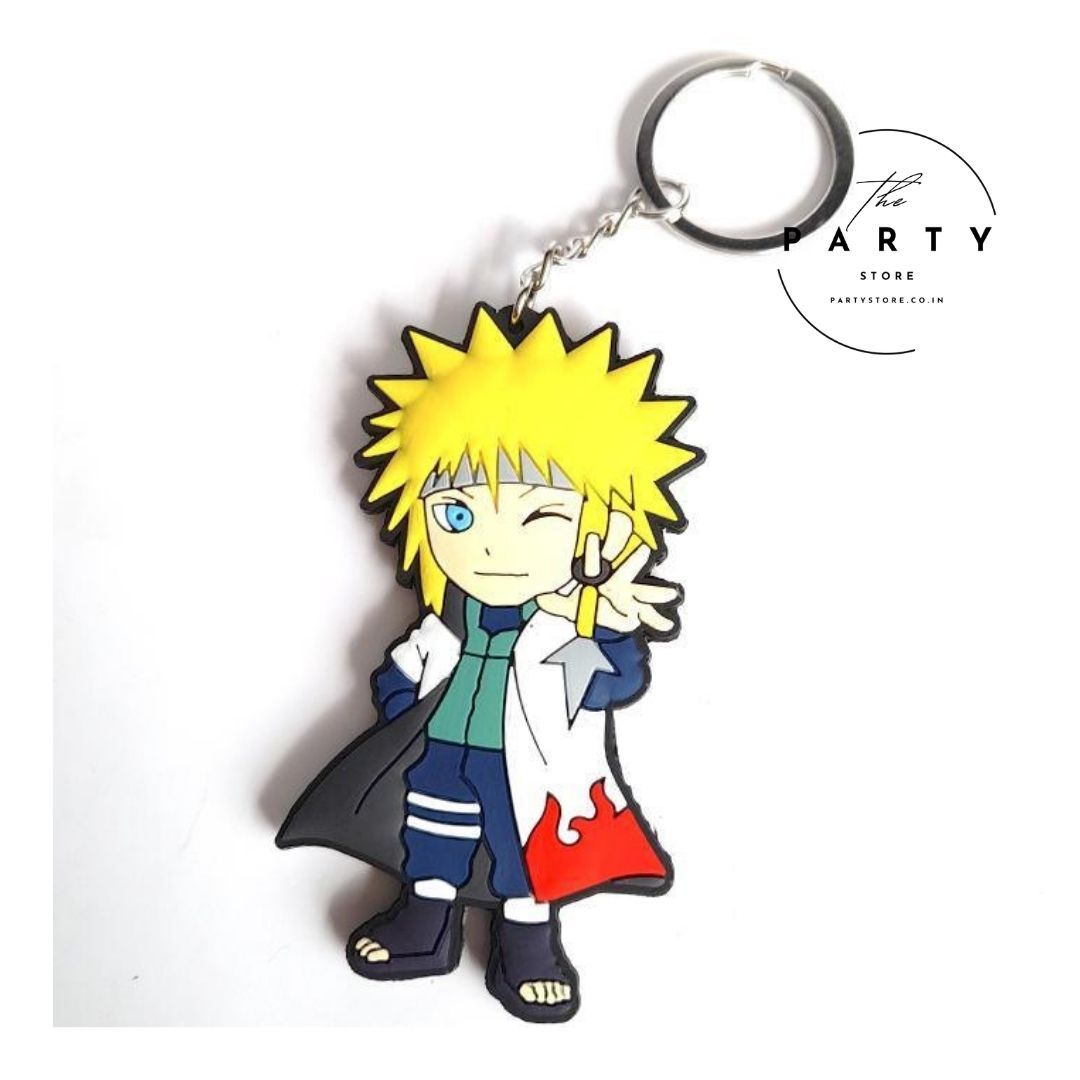 Hokage Cartoon Character Rubber Keychain