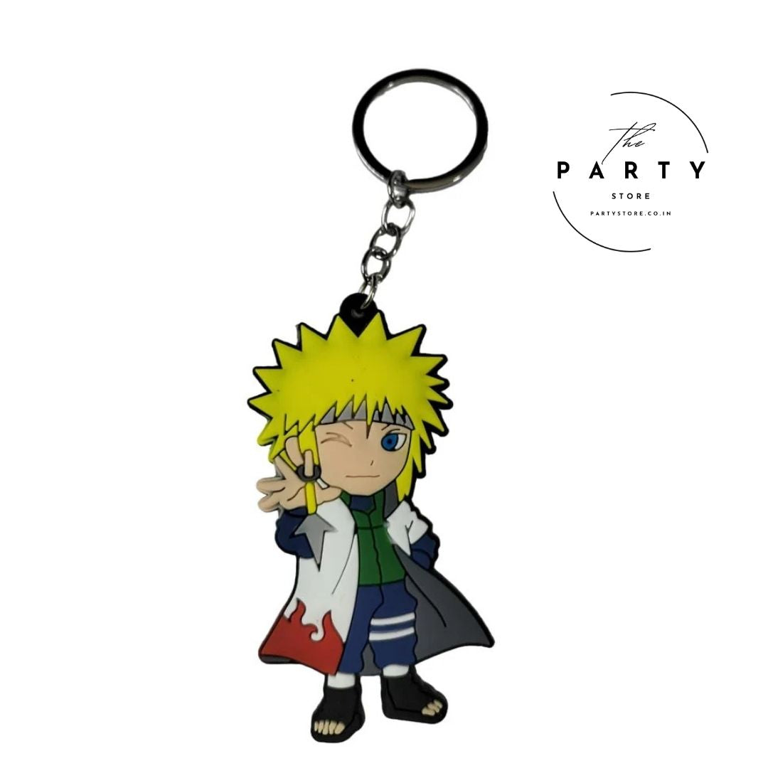 Hokage Cartoon Character Rubber Keychain