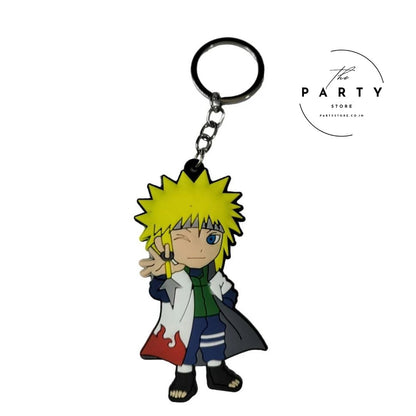 Hokage Cartoon Character Rubber Keychain