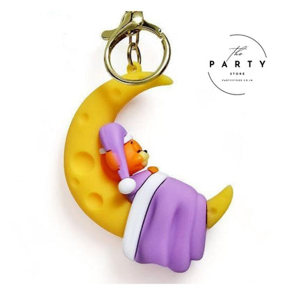 Jerry Relaxing on Moon 3D Keychain