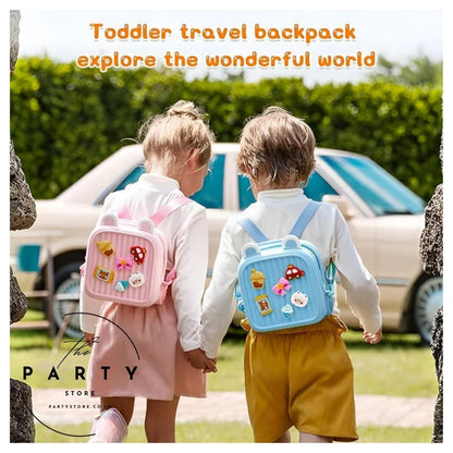 Kids Backpack – Lightweight and Durable School Bag with Adjustable Straps and Customizable Badges