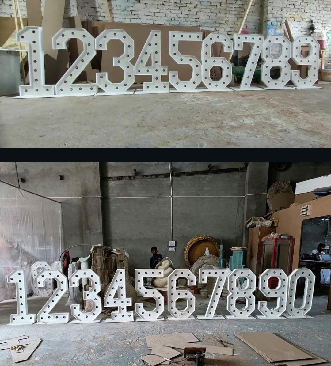 LED Number Lights on Rent in Gurgaon, Delhi NCR &amp; Dehradun | Light-Up Age Numbers