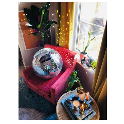 Disco Ball Mirror Ball (Multiple Sizes) for Bollywood Theme Party