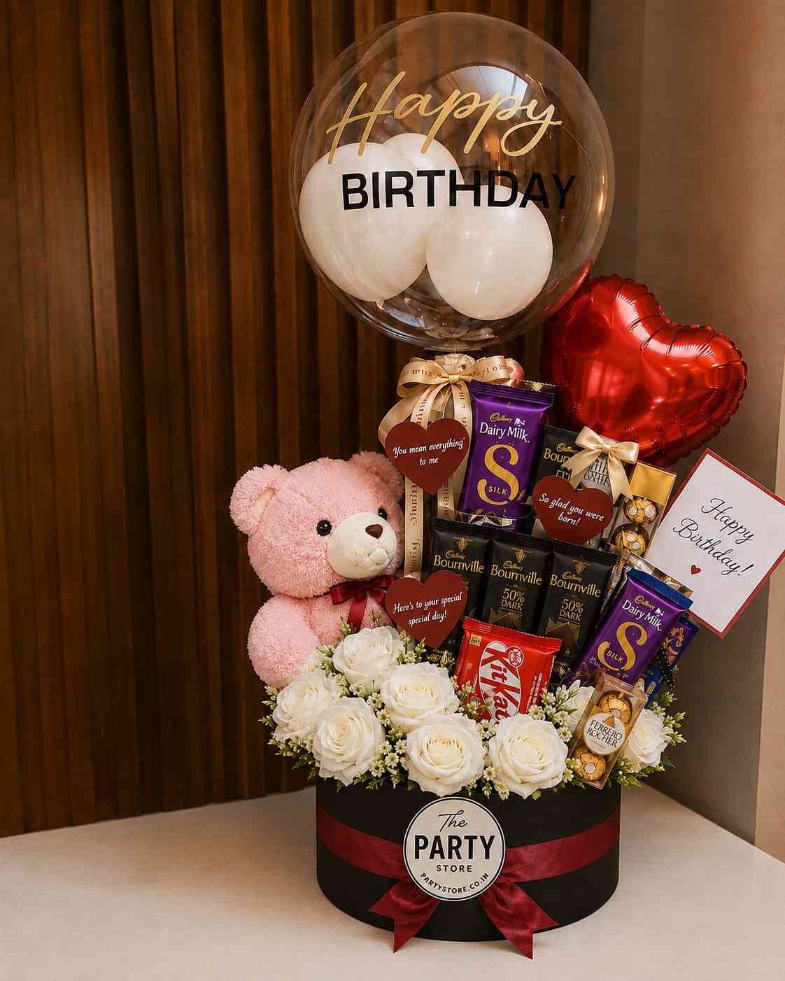 Luxury Birthday Gift Hamper with Teddy &amp; Chocolates | The Party Store