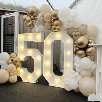 LED Number Lights on Rent in Gurgaon, Delhi NCR &amp; Dehradun | Light-Up Age Numbers