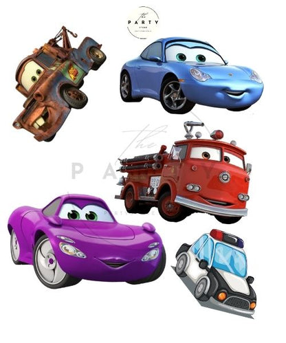 McQueen CAR theme cutouts for Birthday Party Decoration