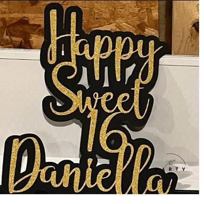 Milestone Number Personalized Cake Topper