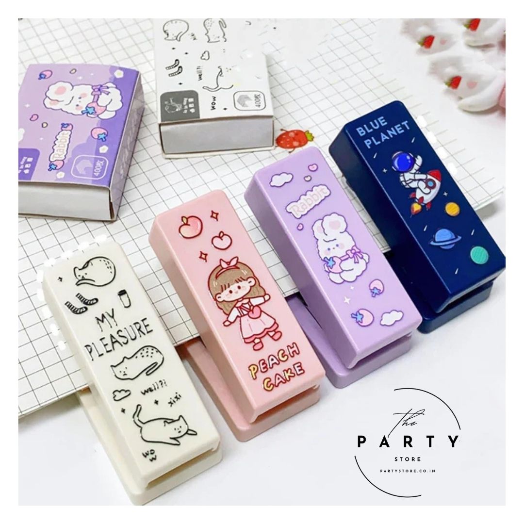 Mini Stapler for Kids, Art & Craft Activities, School Projects with 400 Staplers Pins Manual Box