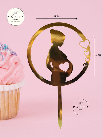 Baby Shower Cake topper for Mom to be