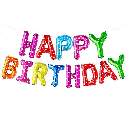 Happy Birthday Banner | Paper, Foil, Cursive Foil &amp; Bunting Decorations