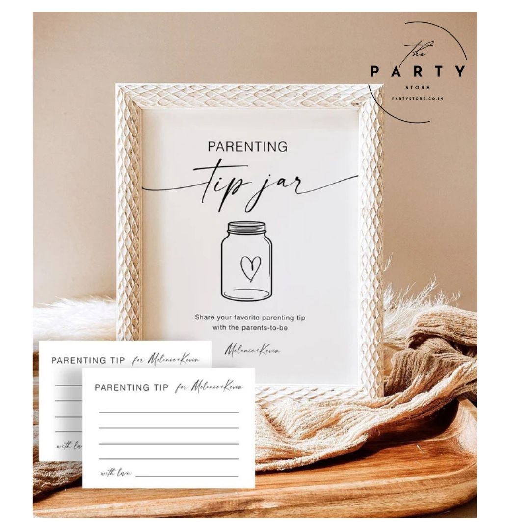 Parenting Tips Board &amp; Advice Cards for Baby Shower | Fun Baby Shower Game | The Party Store