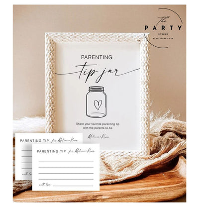 Parenting Tips Board &amp; Advice Cards for Baby Shower | Fun Baby Shower Game | The Party Store