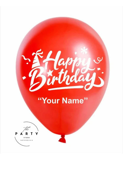 Personalised Balloon Custom Vinyl Sticker
