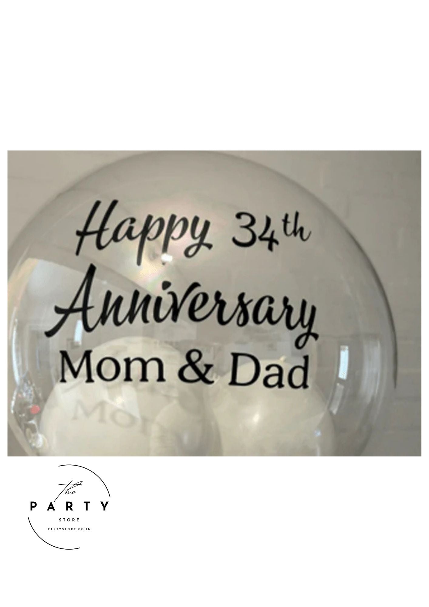 Personalised Balloon Custom Vinyl Sticker